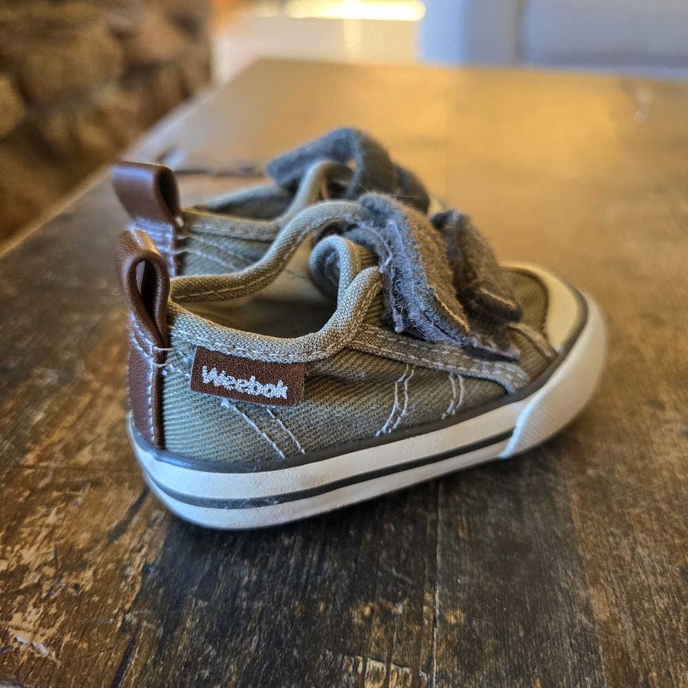 Boys Green and Brown Causal Sneaker Shoes